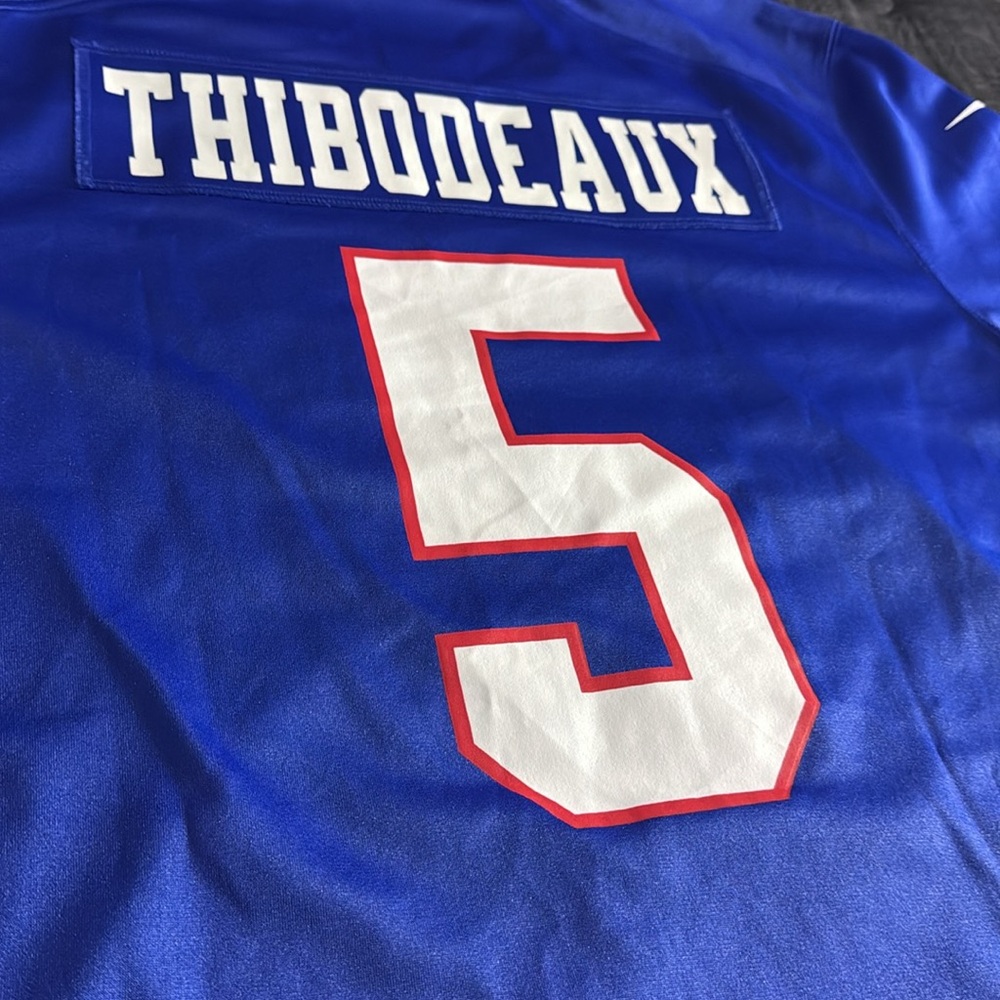 New York Giants #5 Kayvon Thibodeaux NFL Color Rush Edition Nike Jersey - Picture 8 of 8